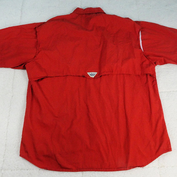 Columbia Salmon PFG Button up Fishing Shirt Large - Picture 2 of 7